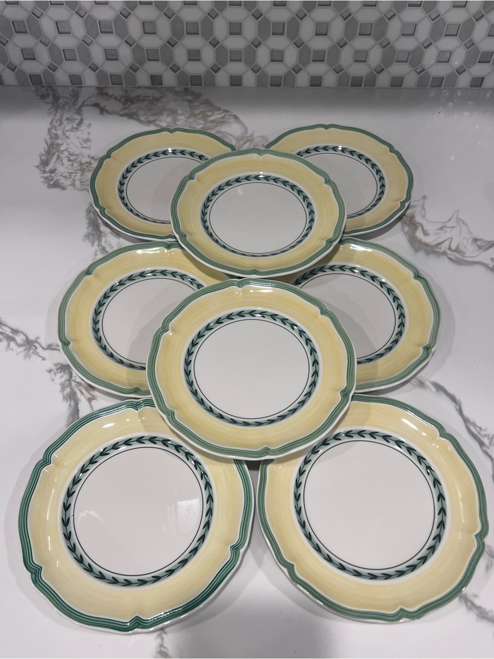 Villeroy & Boch French Garden Orange Salad Plate 8”